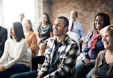 parents/adults listening smiling